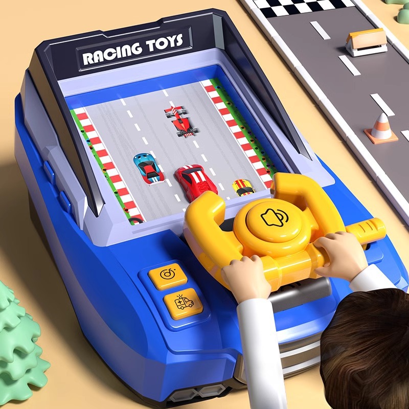 Steering Wheel Gaming - Children Competitive Racing Game Machine Electronic