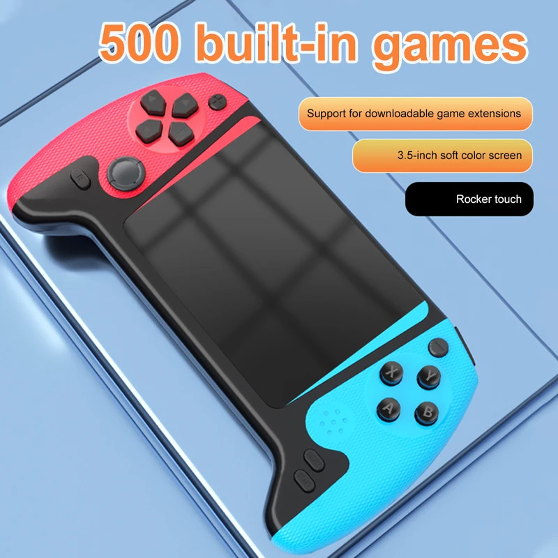 Gaming Console X6 - Retro Handheld Game Console 3.5inch LCD