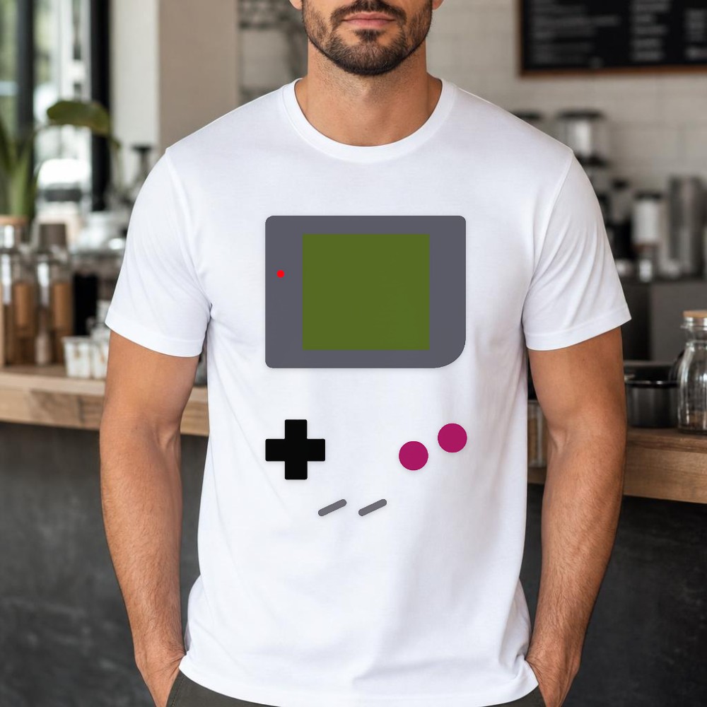 Gaming Console In 90S - Retro handheld game console graphic T