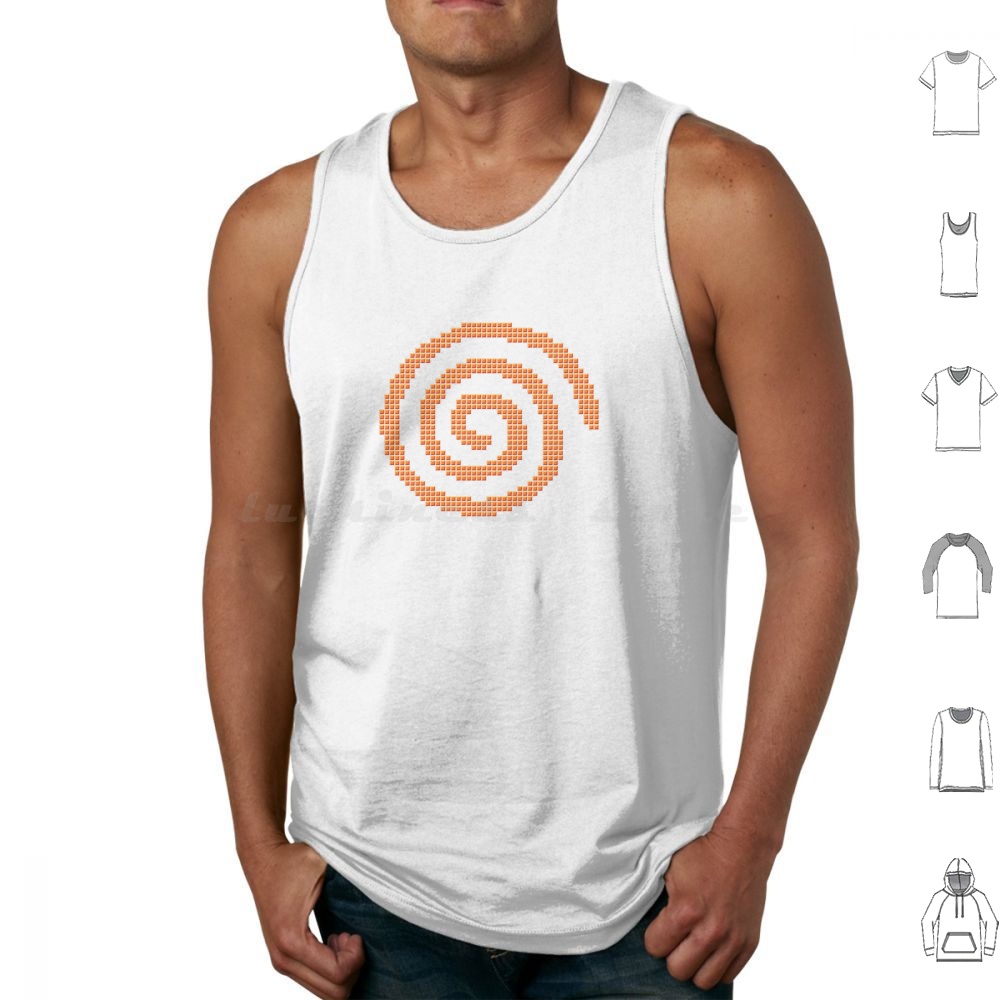 Gaming Console In 90S - Dreamcast Pixel Cubes Tank Tops Print