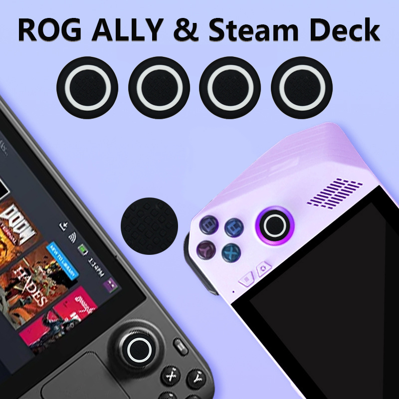 Gaming Console Steam Deck - 4pcs Silicone Joystick Thumb Grips Protector