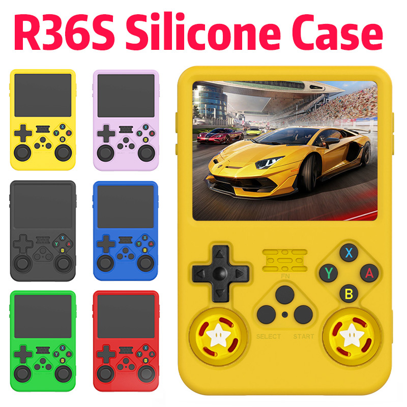 Gaming Console R36S - Color Silicone Protective Case for R36S