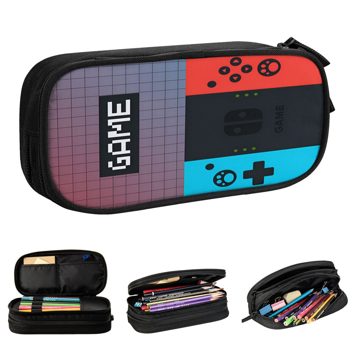 Gaming Console In 90S - Games Console Pencil Cases Lovely 90s