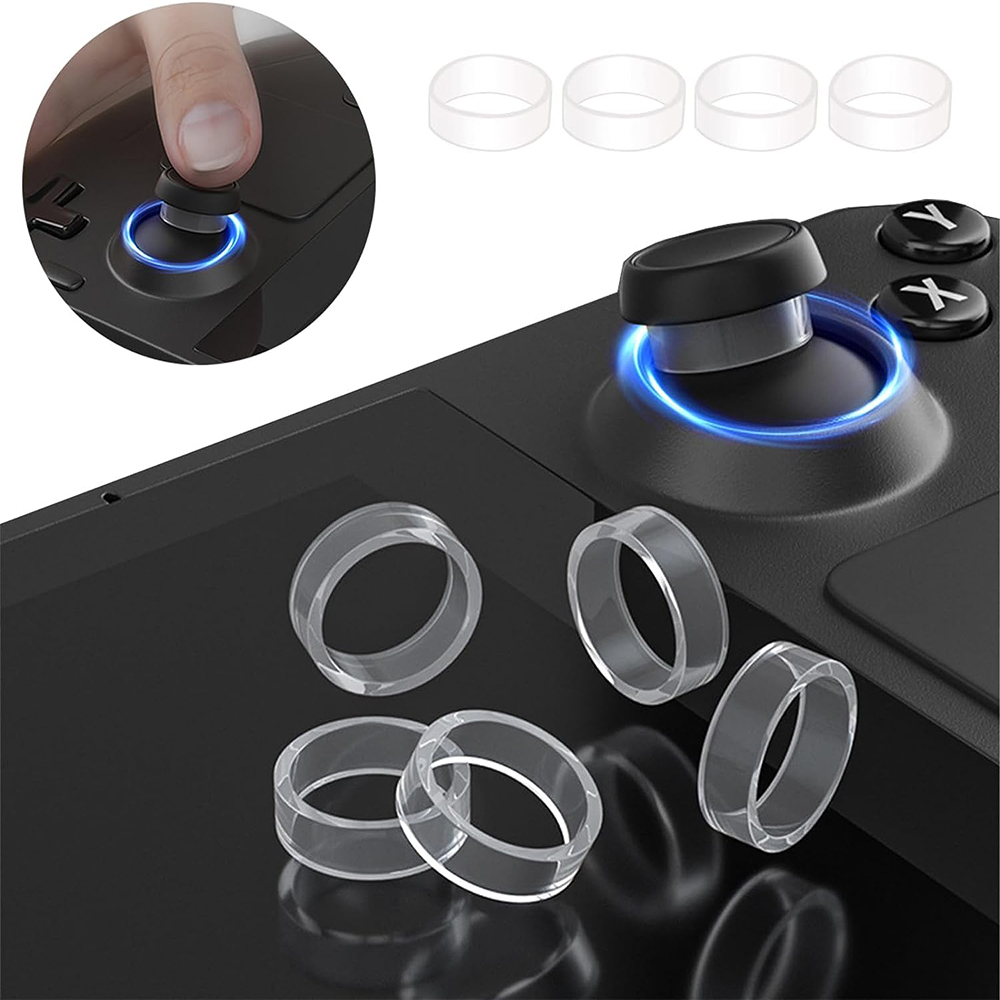 Gaming Console Steam Deck - 8pcs Elastic Protective Joystick Rubber Ring