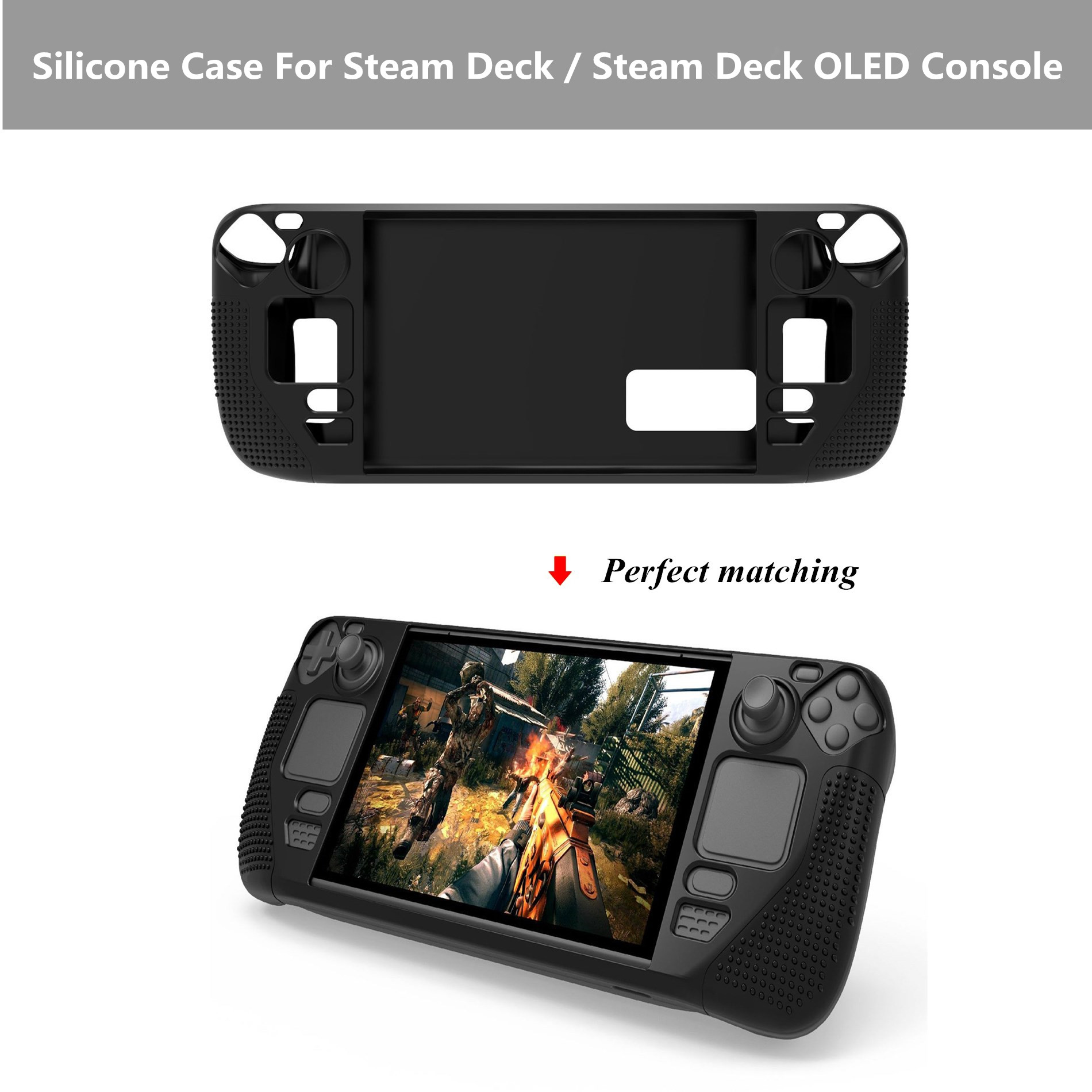 Gaming Console Steam Deck - Staem Deck OLED Accessories Silicone Case