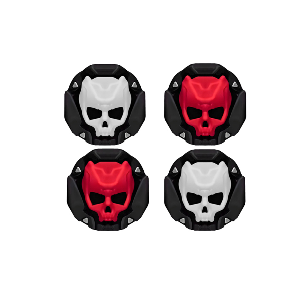Nintendo Switch Case - 4pcs Cool Skull Silicone Thumb Grip