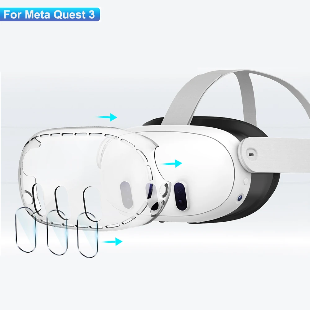 Vr Lens Protector - Transparent Shell Case For Meta Quest