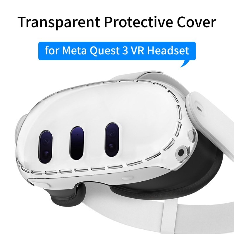 Vr Lens Protector - Transparent Helmet Mask Protective Case for