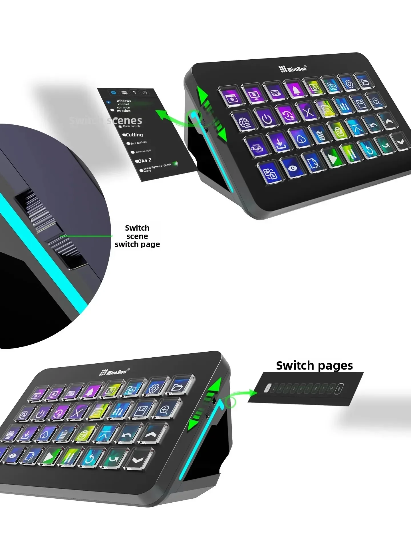 Mirabox XL Stream Deck Macro K - Gaming Console Keyboard review and price