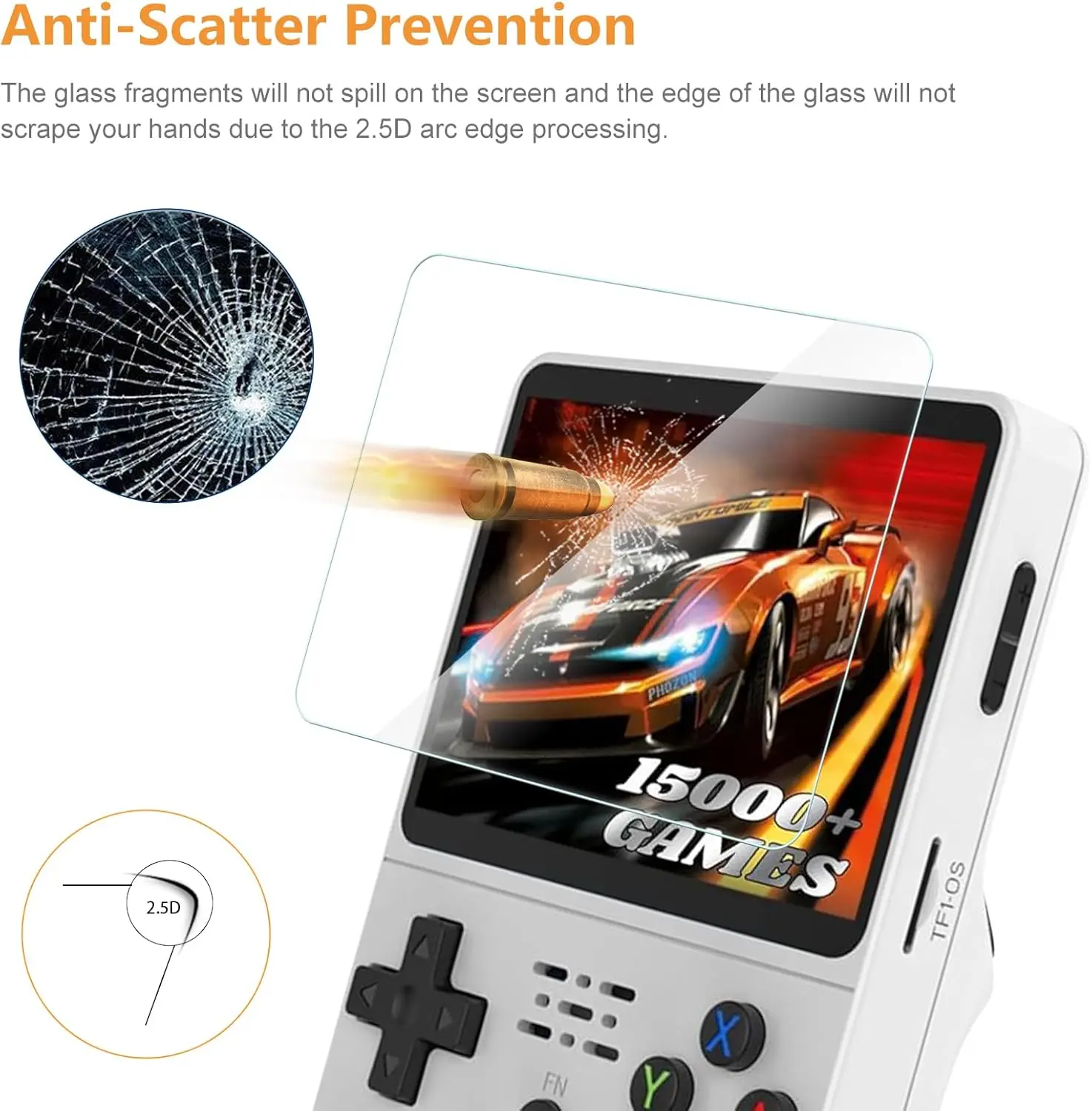 4 IN 1 Case+Glass for R36S Gam - Gaming Console R36S review and price