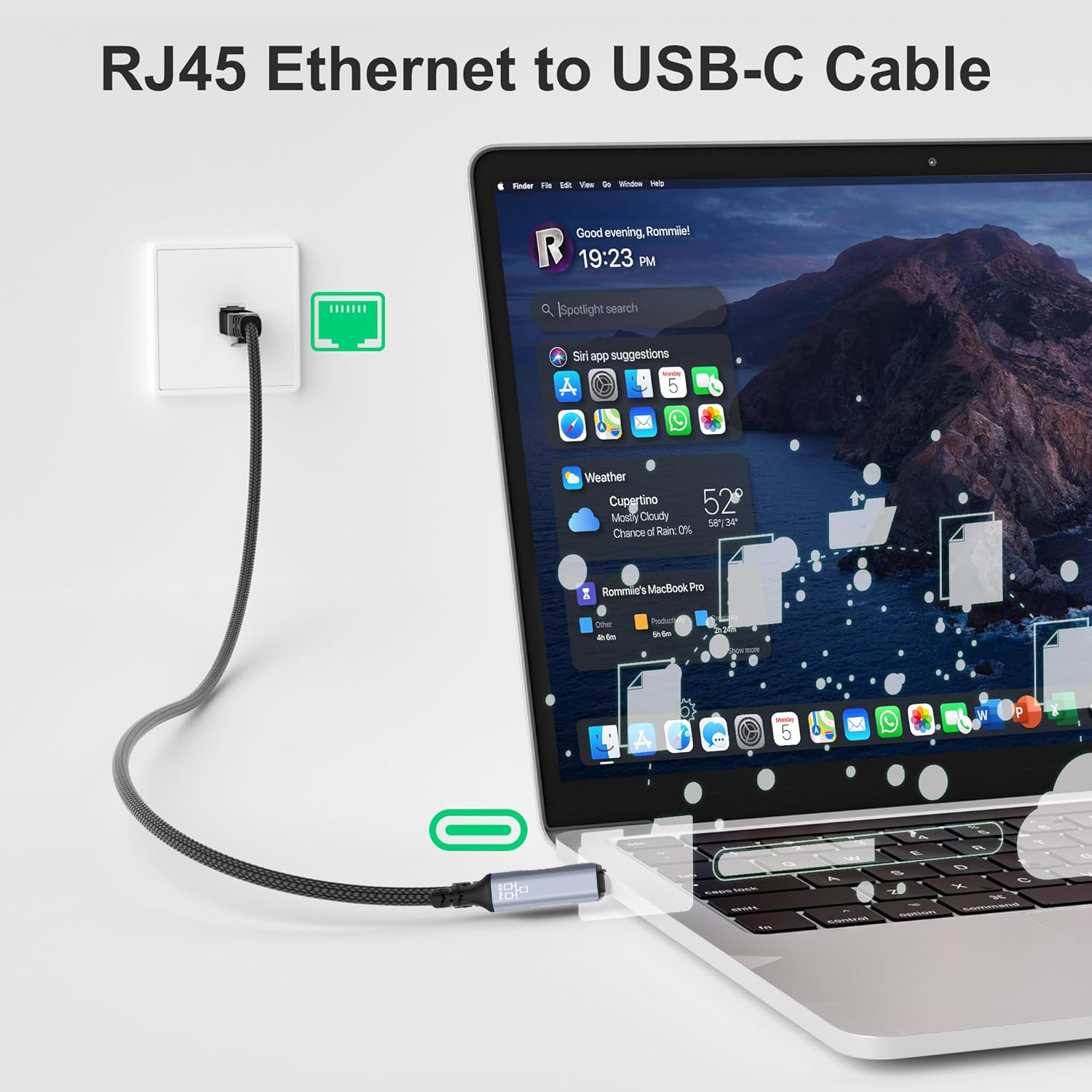 1.8M USB Type-C to RJ45 Ethern - Lan Cable Gaming review and price