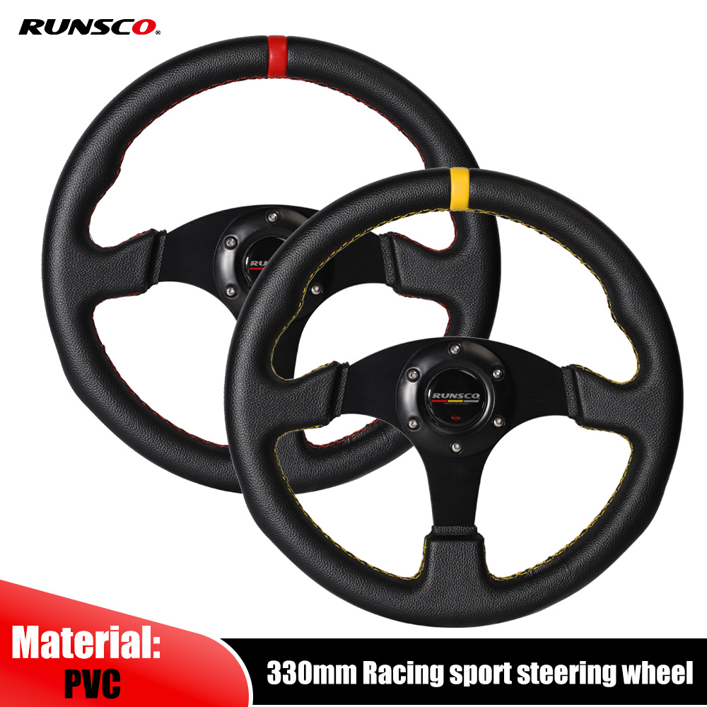 330mm/13 Inch Flat Steering Wh - Steering Wheel Gaming review and price