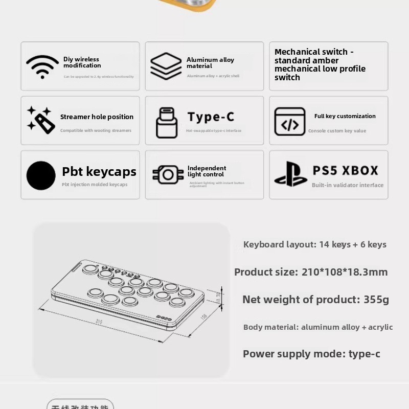 DOIO KBGM-H06M+ Portable Gamin - Gaming Console Keyboard review and price