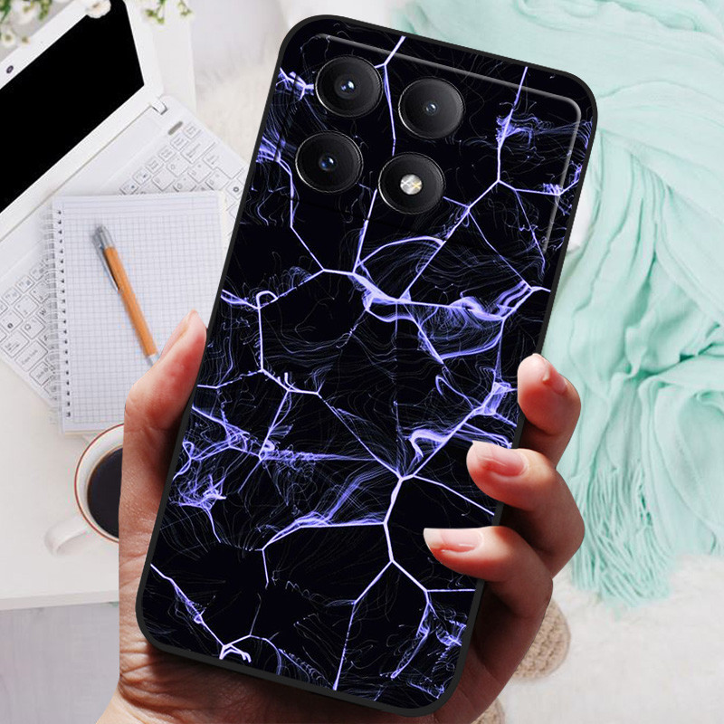 For Poco X6 Pro 5G Case Black  - Gaming Console X6 review and price