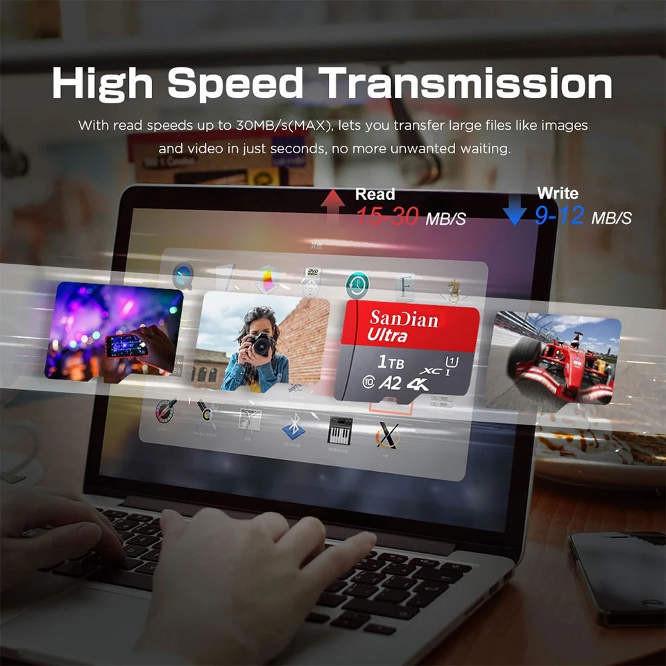 High Speed Micro SD Memory Car - Gaming Console For Your Phone review and price