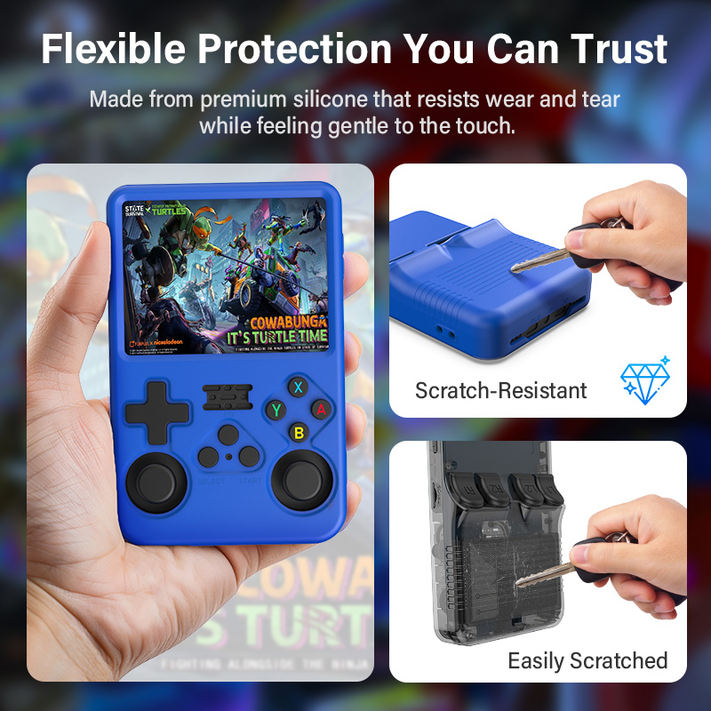 Color Silicone Protective Case - Gaming Console R36S review and price