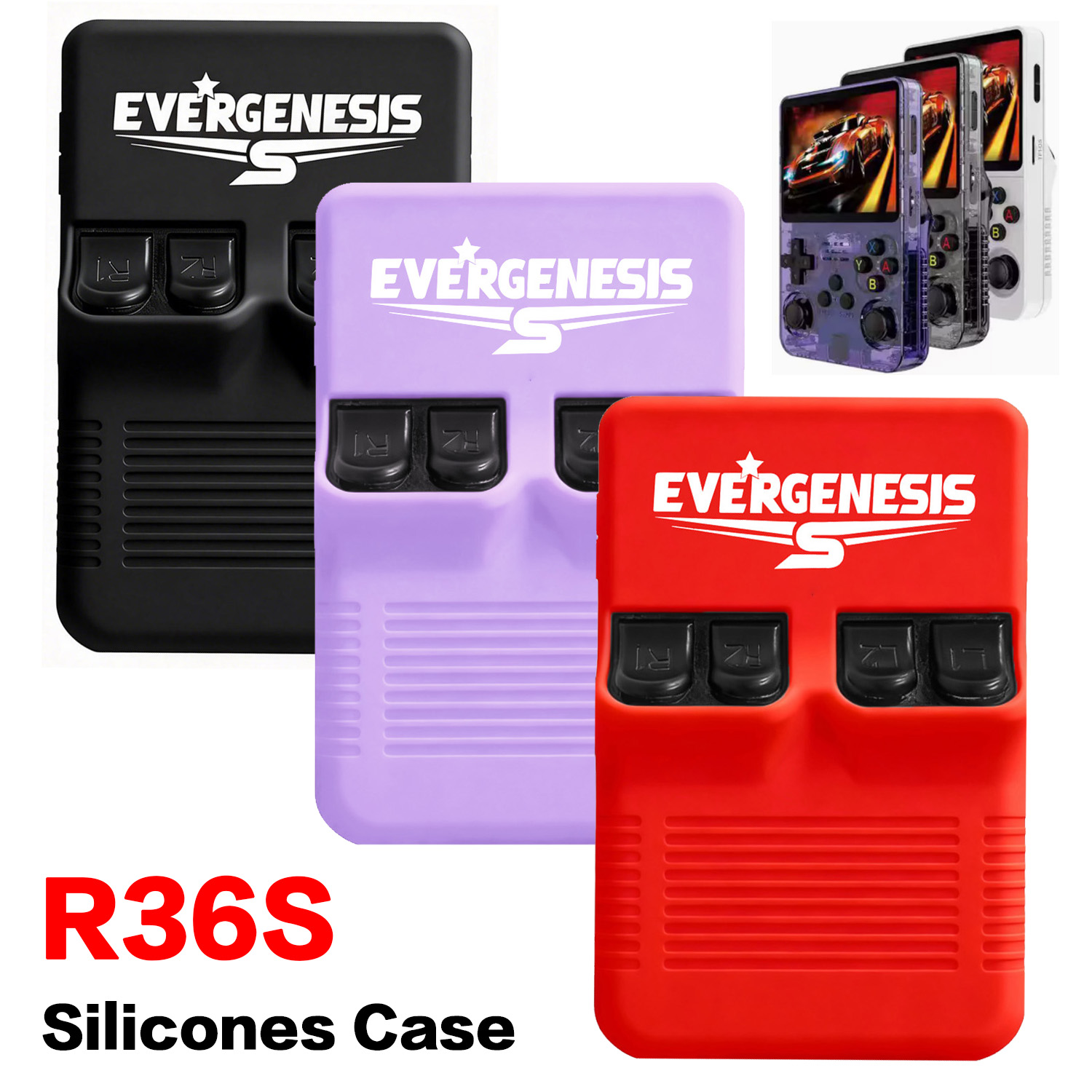 R36S Silicone Case Handheld Ga - Gaming Console R36S review and price