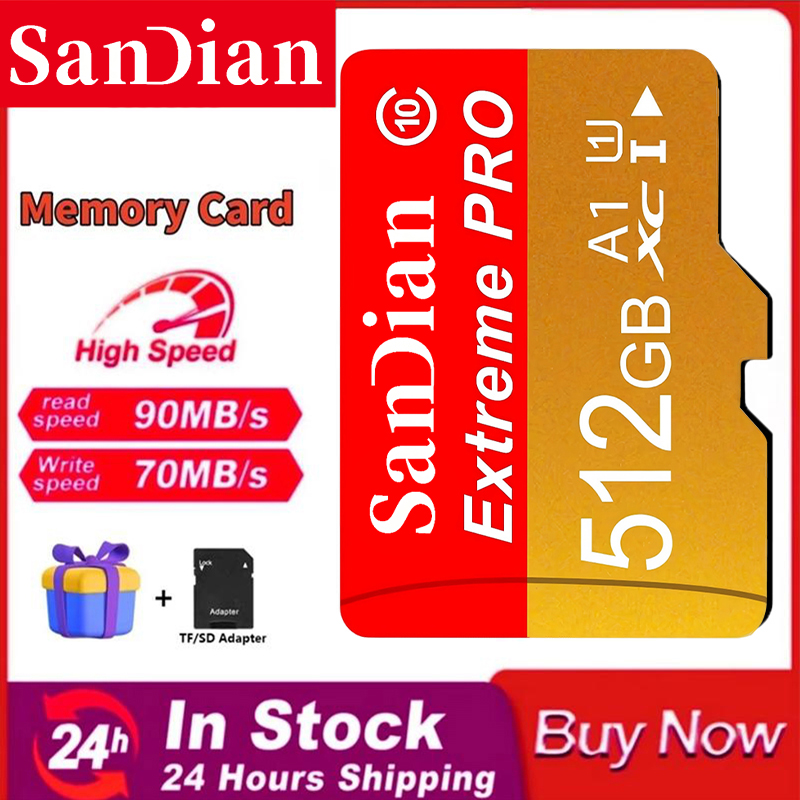 Memory Card 512GB Pro Micro TF - Gaming Console For Smart Tv review and price
