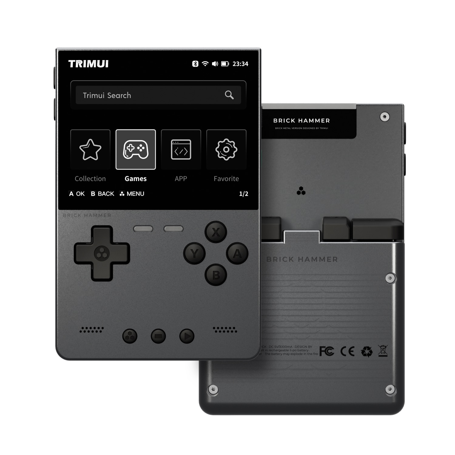 TRIMUI BRICK HAMMER Retro Hand - Gaming Console Phone review and price