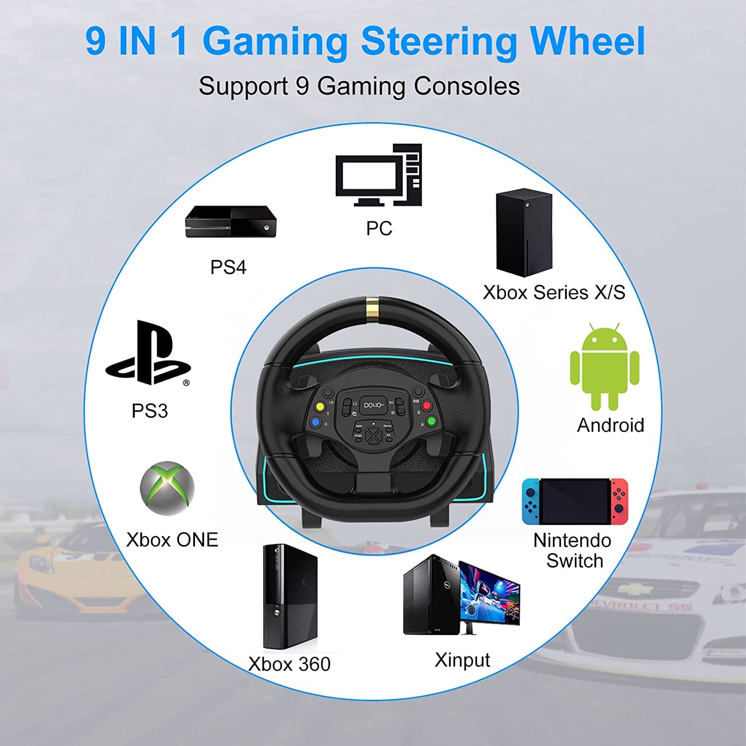 DOYO Volante Gaming Racing Ste - Steering Wheel Gaming review and price