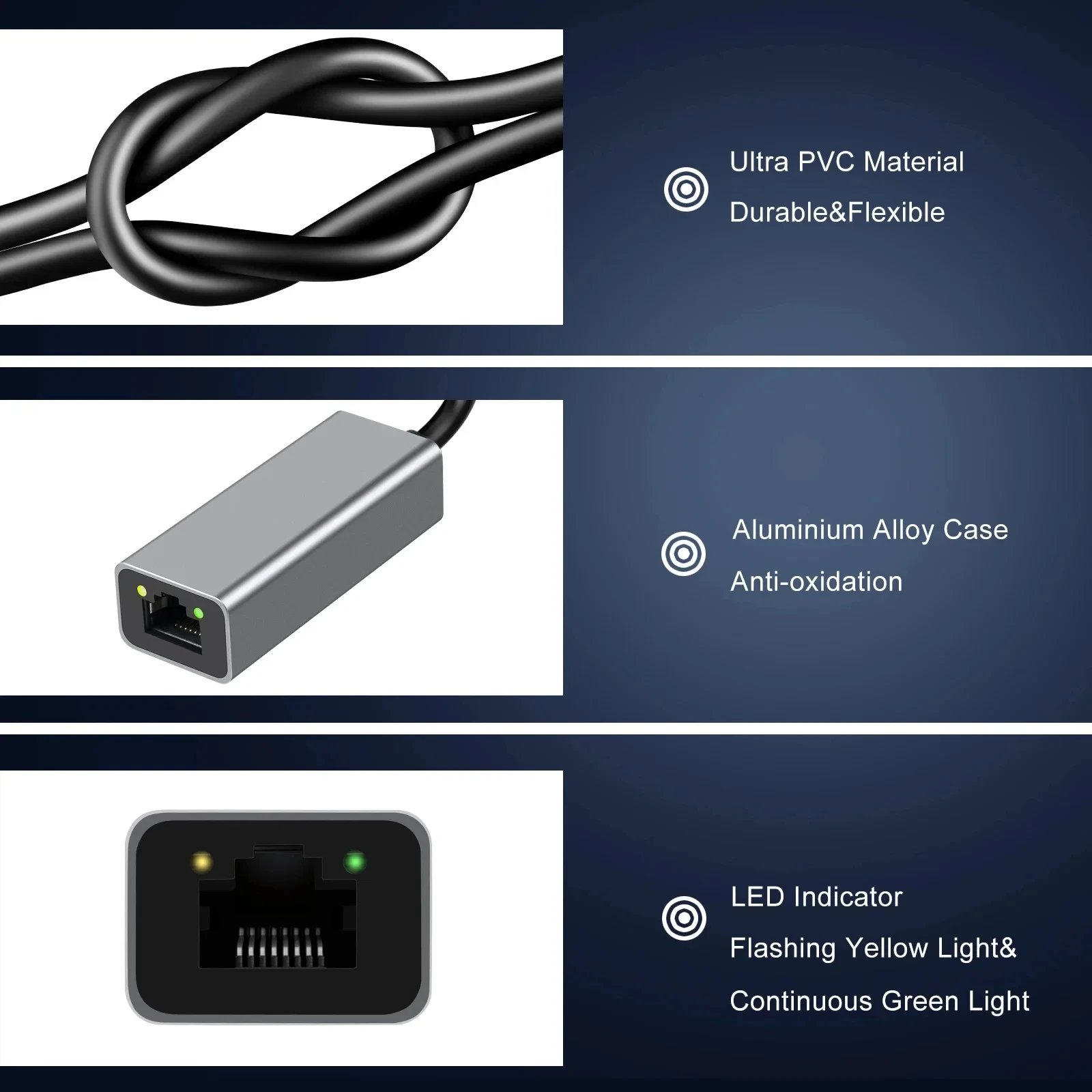 Kebidumei 1000Mbps Network Car - Lan Cable Gaming review and price