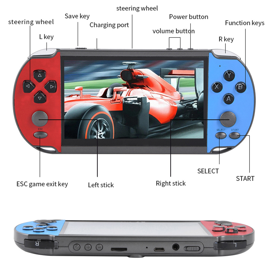 Portable Handheld Videogame TV - Gaming Console 6 Year Old review and price