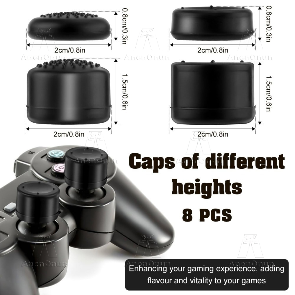 8PCS Thumb Grip Caps Controlle - Gaming Console And Pc review and price