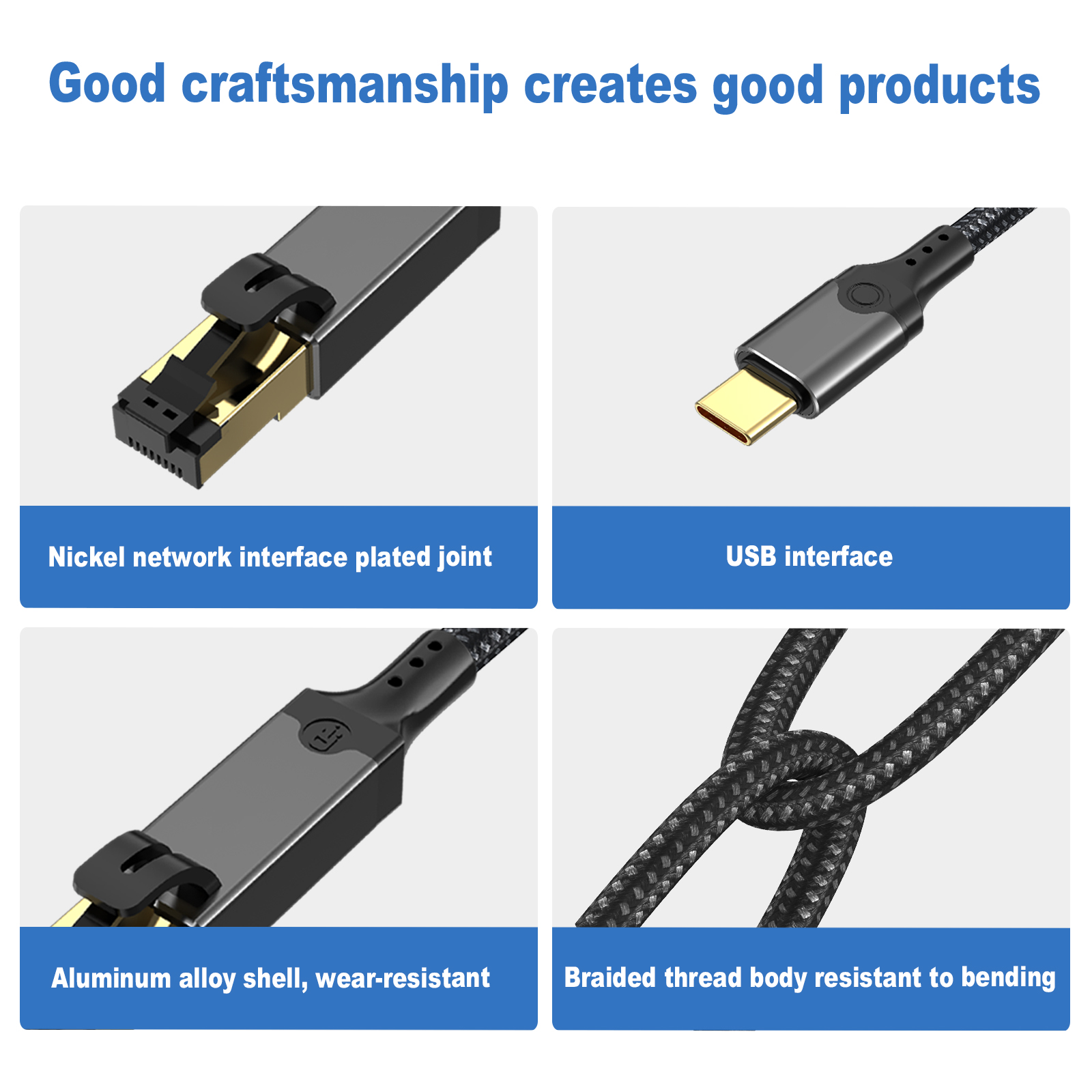 DOONJIEY 10/100/1000Mbps USB C - Lan Cable Gaming review and price