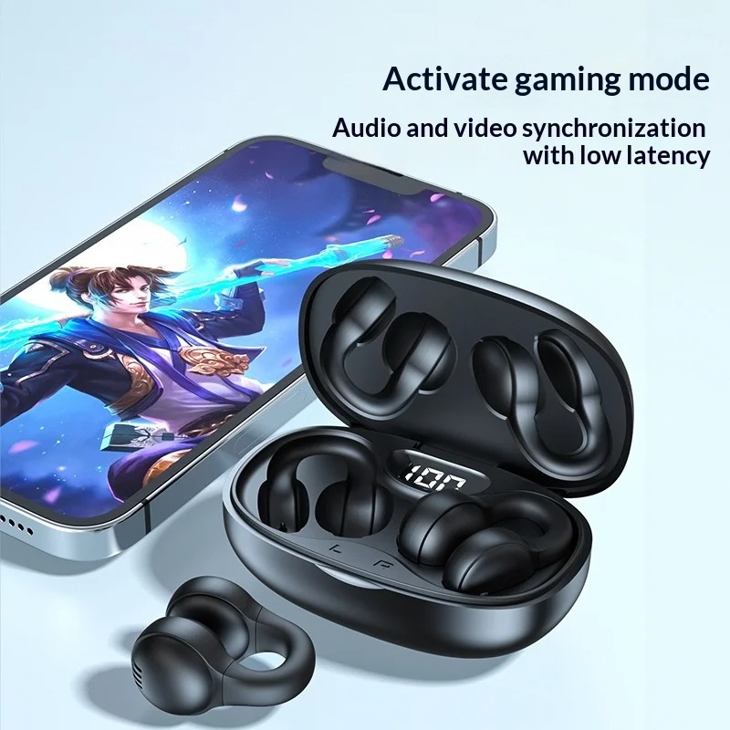 Ear-Clip Earbuds Bone Conducti - Gaming Console For Your Phone review and price