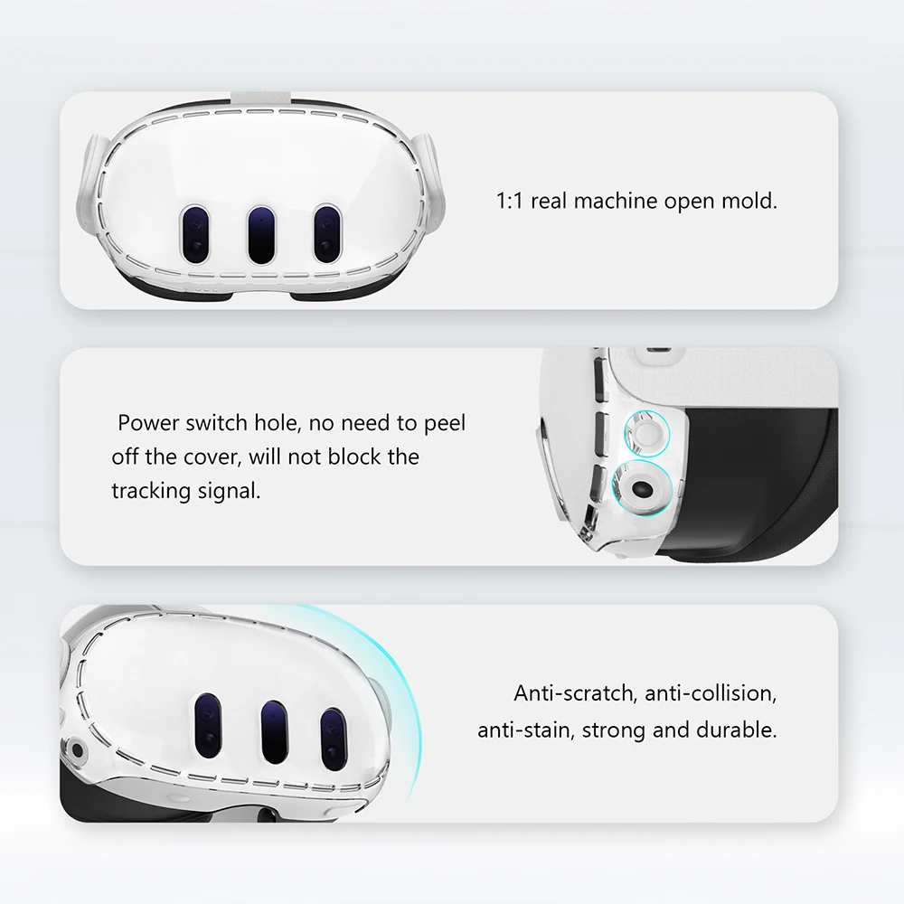 Transparent Shell Case For Met - Vr Lens Protector review and price